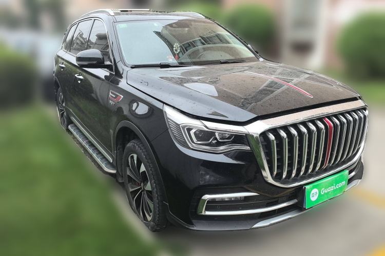 Used Hongqi HS7 2021 2.0T DCT Two-Wheel Drive Smart Connect Flagship Edition Front Right 45 Deg