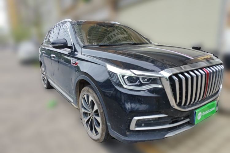 Used Hongqi HS7 2021 2.0T DCT Two-Wheel Drive Smart Connect Flagship Edition Front Right 45 Deg