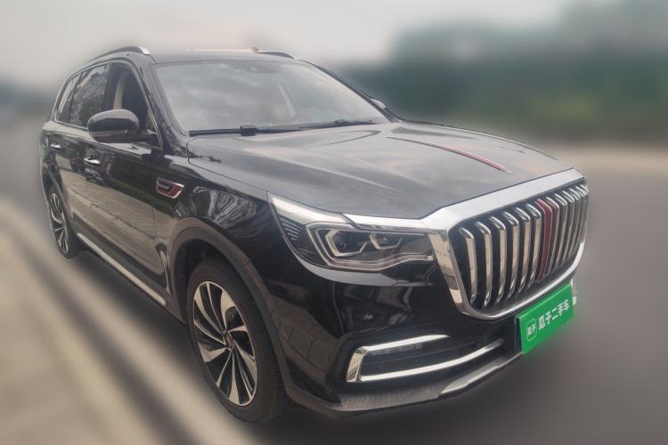 Used Hongqi HS7 2021 2.0T DCT Two-Wheel Drive Smart Connect Flagship Edition Front Right 45 Deg