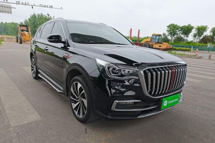 Used Hongqi HS7 2021 2.0T DCT Two-Wheel Drive Smart Connect Flagship Edition Front Right 45 Deg