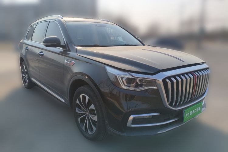 Used Hongqi HS7 2021 2.0T DCT Two-Wheel Drive Smart Connect Flagship Edition Front Right 45 Deg