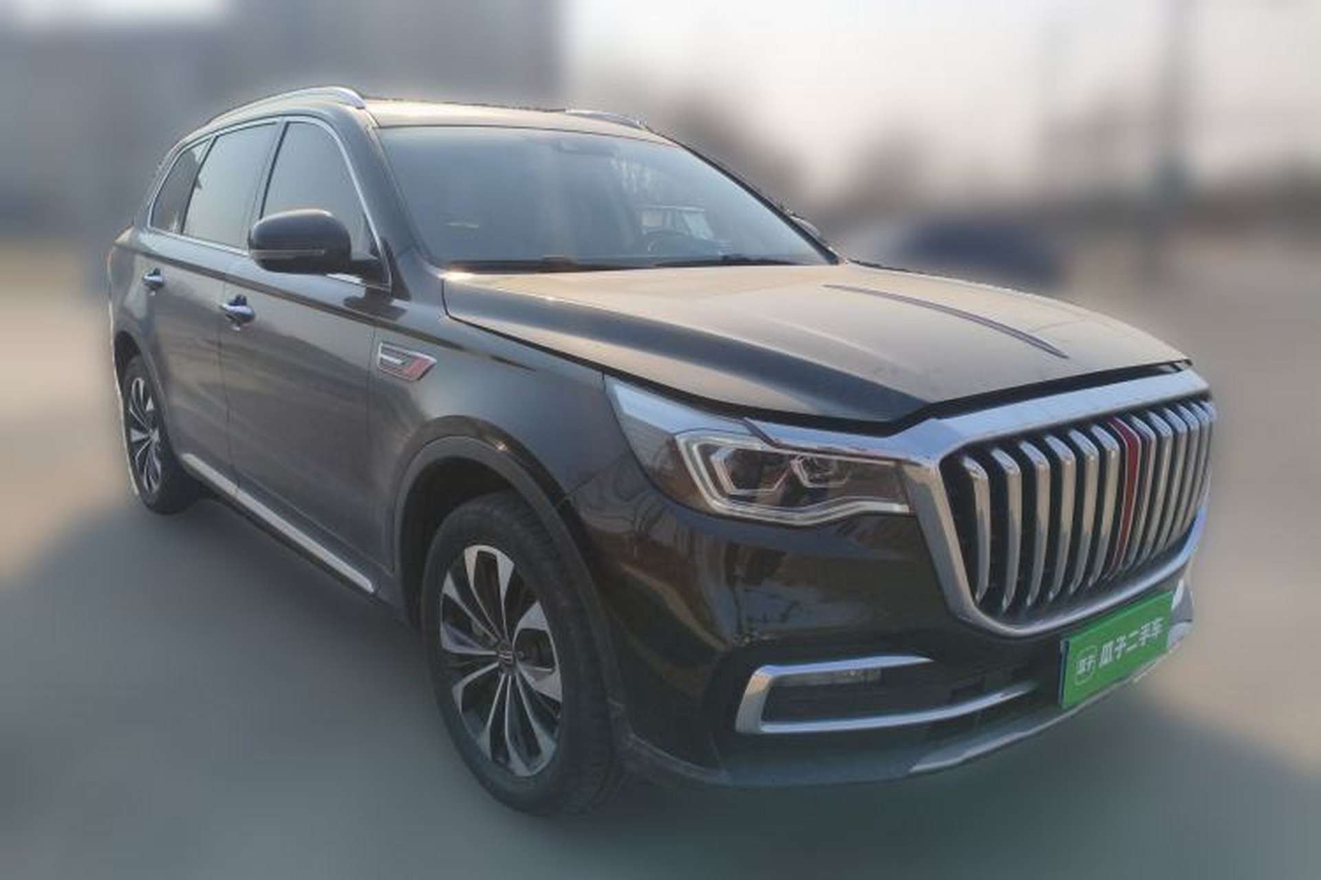 Used Hongqi HS7 2021 2.0T DCT Two-Wheel Drive Smart Connect Flagship Edition Front Right 45 Deg