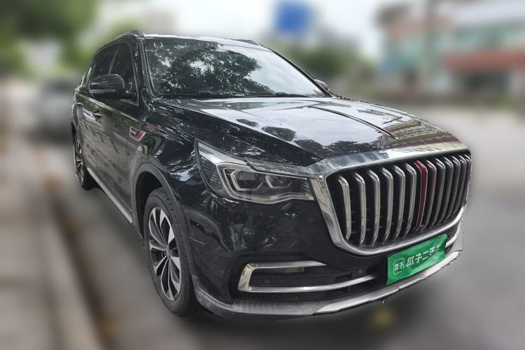 Used Hongqi HS7 2021 2.0T DCT Two-Wheel Drive Smart Connect Flagship Edition Front Right 45 Deg