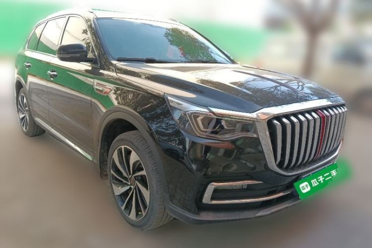 Used Hongqi HS7 2021 2.0T DCT Two-Wheel Drive Smart Connect Flagship Edition Front Right 45 Deg