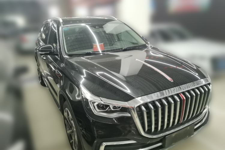 Used Hongqi HS7 2021 2.0T DCT Two-Wheel Drive Smart Connect Flagship Edition Front Right 45 Deg