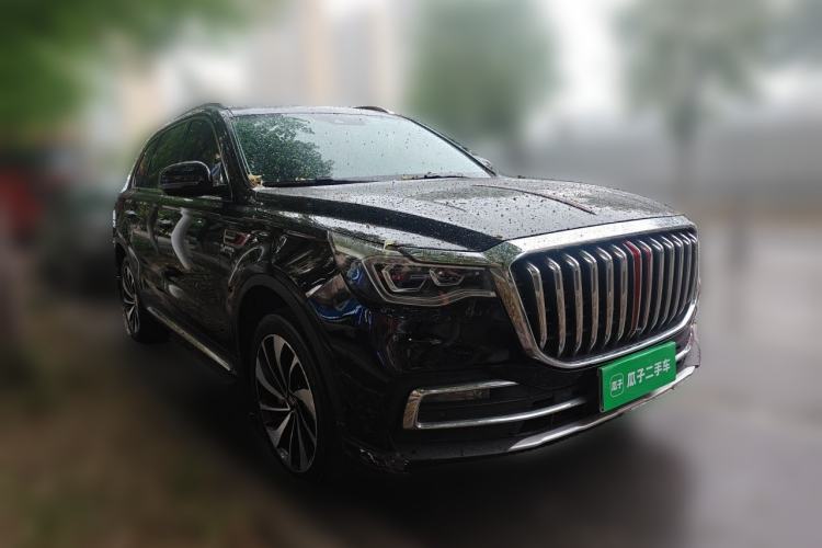Used Hongqi HS7 2021 2.0T DCT Two-Wheel Drive Smart Connect Flagship Edition Front Right 45 Deg