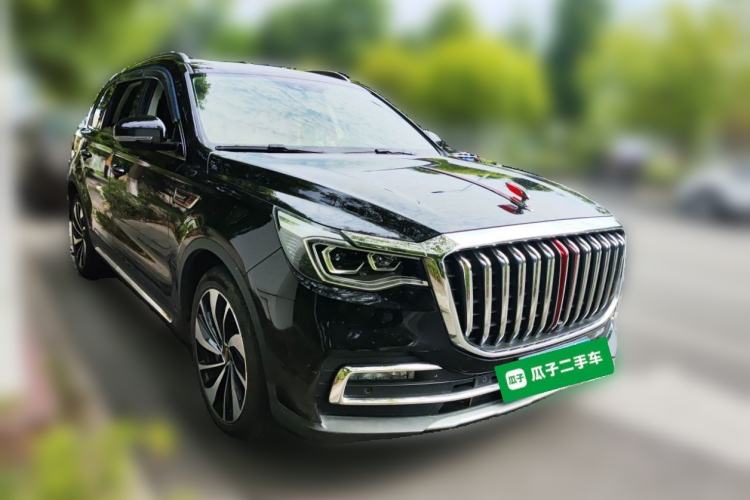 Used Hongqi HS7 2021 3.0T Automatic All-Wheel Drive Smart Connect Flagship Edition Front Right 45 Deg