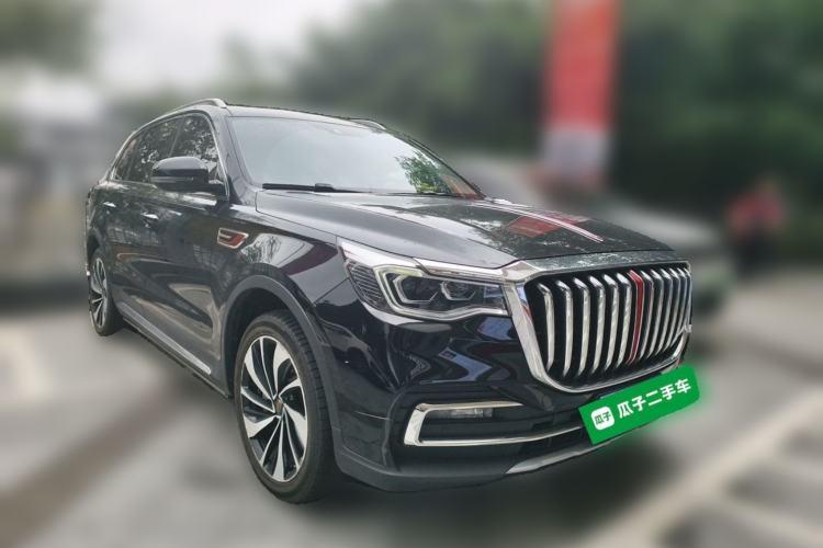 Used Hongqi HS7 2021 2.0T DCT Two-Wheel Drive Smart Connect Flagship Edition Front Right 45 Deg