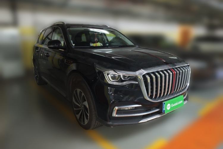 Used Hongqi HS7 2021 2.0T DCT Two-Wheel Drive Smart Connect Flagship Edition Front Right 45 Deg