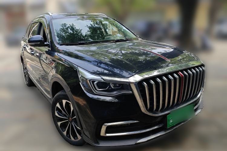 Used Hongqi HS7 2021 3.0T Automatic All-Wheel Drive ZhiLian Flagship Edition Front Right 45 Deg