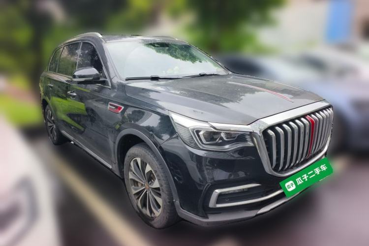 Used Hongqi HS7 2021 2.0T DCT Two-Wheel Drive Smart Connect Flagship Edition Front Right 45 Deg