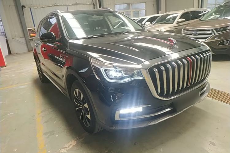 Used Hongqi HS7 2021 3.0T Automatic All-Wheel Drive ZhiLian Flagship Edition Front Right 45 Deg