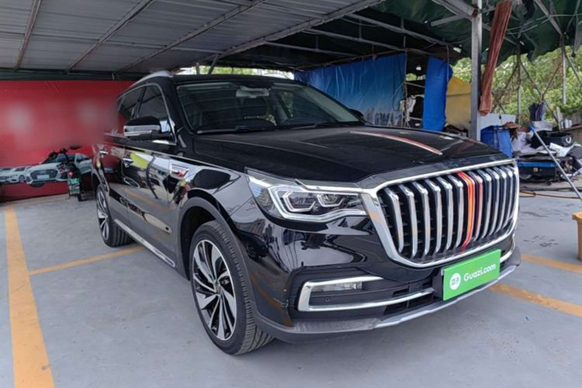 Used Hongqi HS7 2021 2.0T DCT Two-Wheel Drive Smart Connect Flagship Edition Front Right 45 Deg