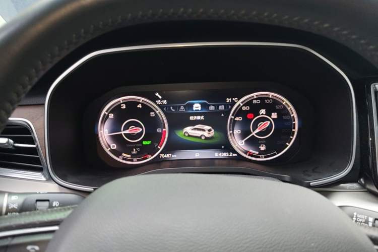 Used Hongqi HS7 2021 2.0T DCT Two-Wheel Drive Smart Connect Flagship Edition Instrument Cluster