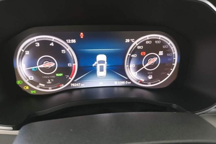 Used Hongqi HS7 2021 2.0T DCT Two-Wheel Drive Smart Connect Flagship Edition Instrument Cluster