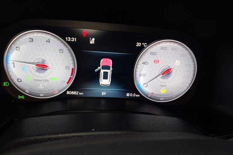 Used Hongqi HS7 2021 2.0T DCT Two-Wheel Drive Smart Connect Flagship Edition Instrument Cluster