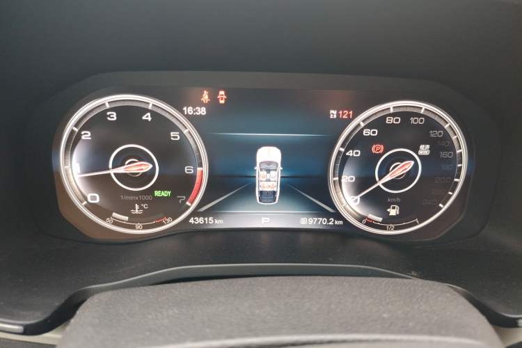 Used Hongqi HS7 2021 2.0T DCT Two-Wheel Drive Smart Connect Flagship Edition Instrument Cluster