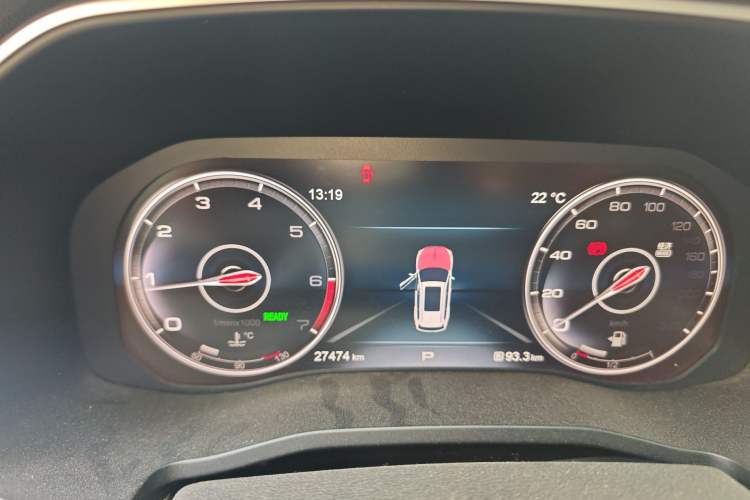 Used Hongqi HS7 2021 2.0T DCT Two-Wheel Drive Smart Connect Flagship Edition Instrument Cluster