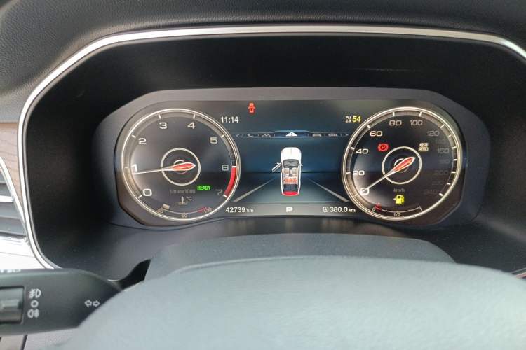 Used Hongqi HS7 2021 2.0T DCT Two-Wheel Drive Smart Connect Flagship Edition Instrument Cluster