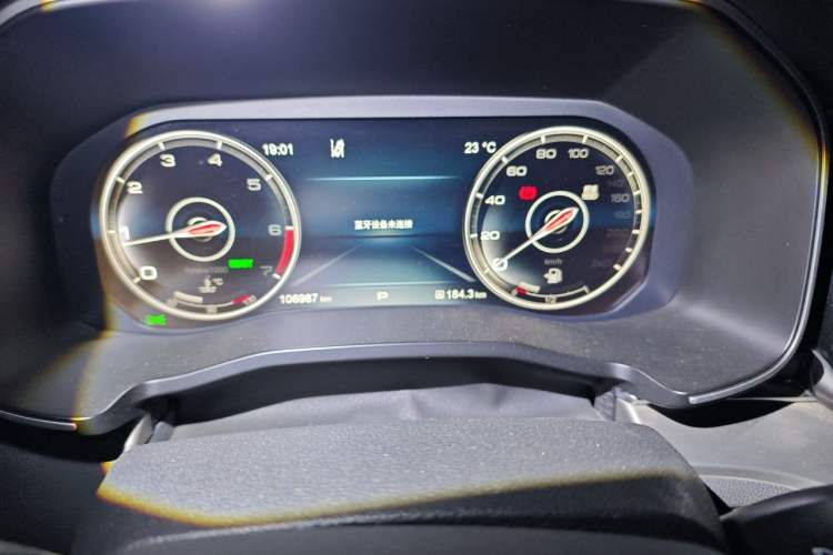 Used Hongqi HS7 2021 2.0T DCT Two-Wheel Drive Smart Connect Flagship Edition Instrument Cluster