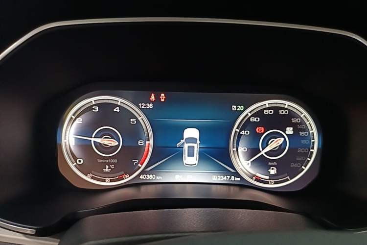 Used Hongqi HS7 2021 3.0T Automatic All-Wheel Drive Smart Connect Flagship Edition Instrument Cluster