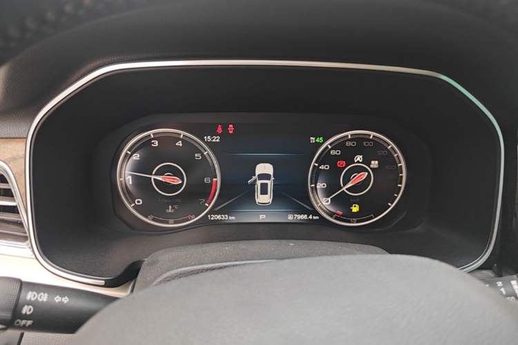 Used Hongqi HS7 2021 3.0T Automatic All-Wheel Drive Smart Connect Flagship Edition Instrument Cluster