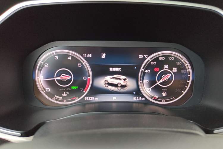 Used Hongqi HS7 2021 2.0T DCT Two-Wheel Drive Smart Connect Flagship Edition Instrument Cluster