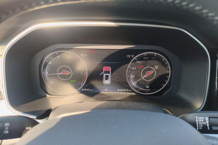 Used Hongqi HS7 2021 2.0T DCT Two-Wheel Drive Smart Connect Flagship Edition Instrument Cluster
