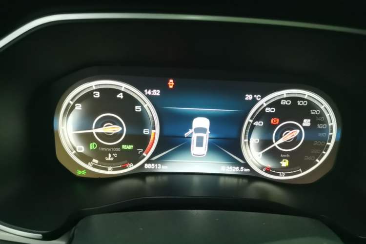 Used Hongqi HS7 2021 2.0T DCT Two-Wheel Drive Smart Connect Flagship Edition Instrument Cluster