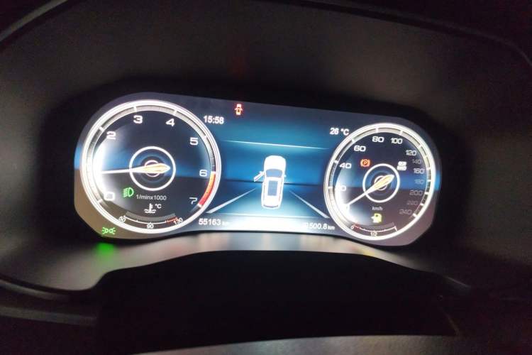 Used Hongqi HS7 2021 3.0T Automatic All-Wheel Drive Smart Connect Flagship Edition Instrument Cluster