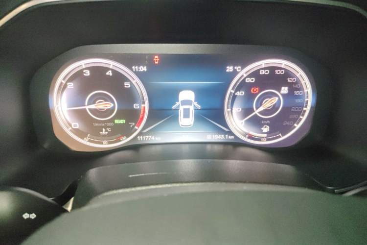 Used Hongqi HS7 2021 2.0T DCT Two-Wheel Drive Smart Connect Flagship Edition Instrument Cluster