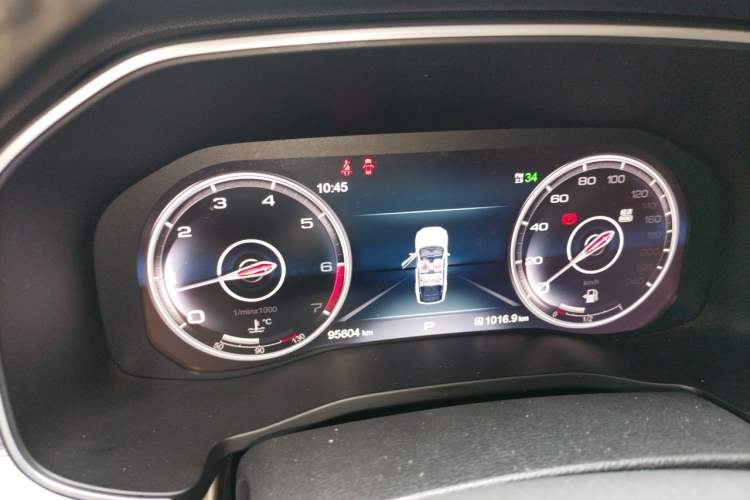Used Hongqi HS7 2021 3.0T Automatic All-Wheel Drive Smart Connect Flagship Edition Instrument Cluster