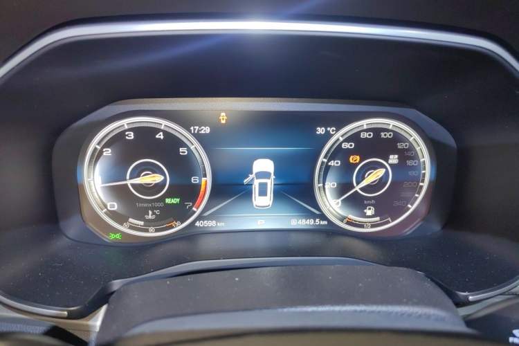 Used Hongqi HS7 2021 2.0T DCT Two-Wheel Drive Smart Connect Flagship Edition Instrument Cluster