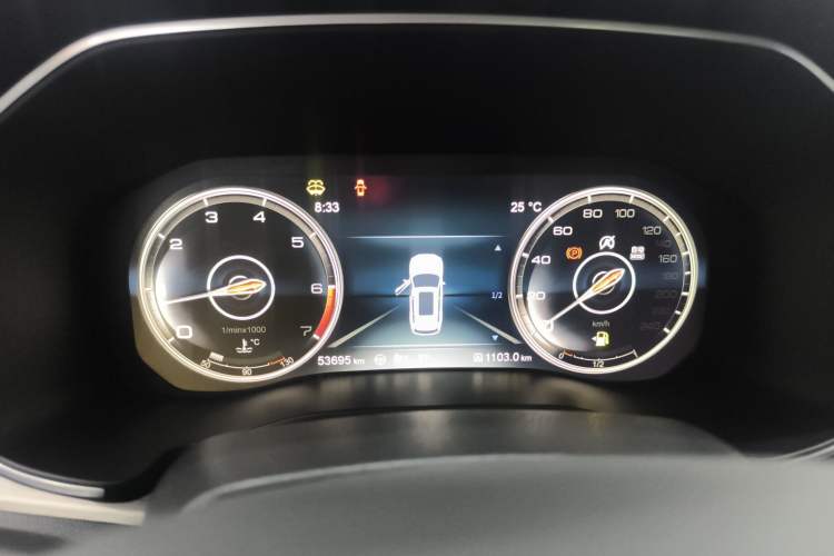 Used Hongqi HS7 2021 3.0T Automatic All-Wheel Drive Smart Connect Flagship Edition Instrument Cluster