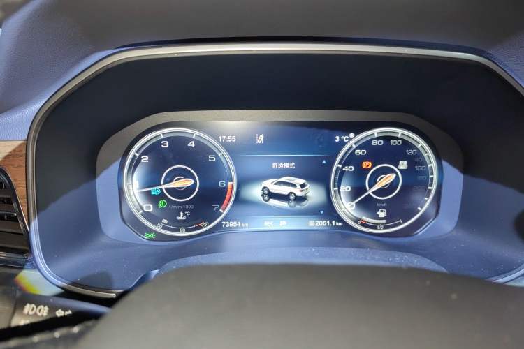 Used Hongqi HS7 2021 3.0T Automatic All-Wheel Drive Smart Connect Flagship Edition Instrument Cluster