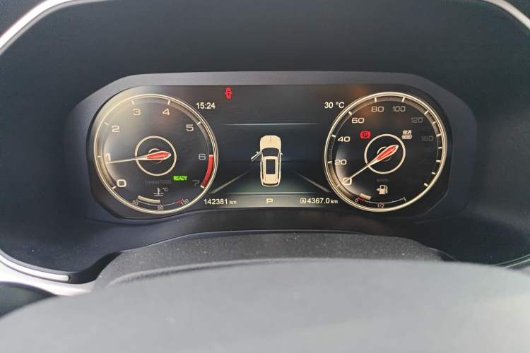 Used Hongqi HS7 2021 2.0T DCT Two-Wheel Drive Smart Connect Flagship Edition Instrument Cluster