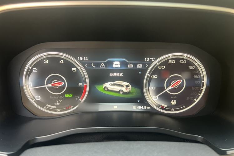 Used Hongqi HS7 2021 2.0T DCT Two-Wheel Drive Smart Connect Flagship Edition Instrument Cluster