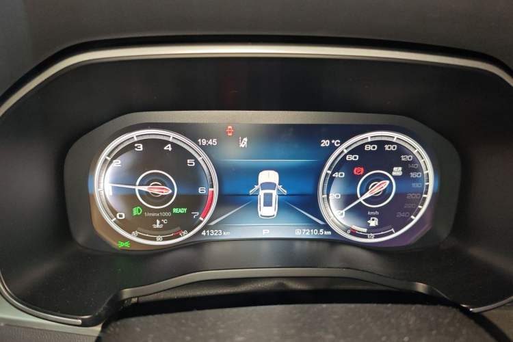 Used Hongqi HS7 2021 2.0T DCT Two-Wheel Drive Smart Connect Flagship Edition Instrument Cluster