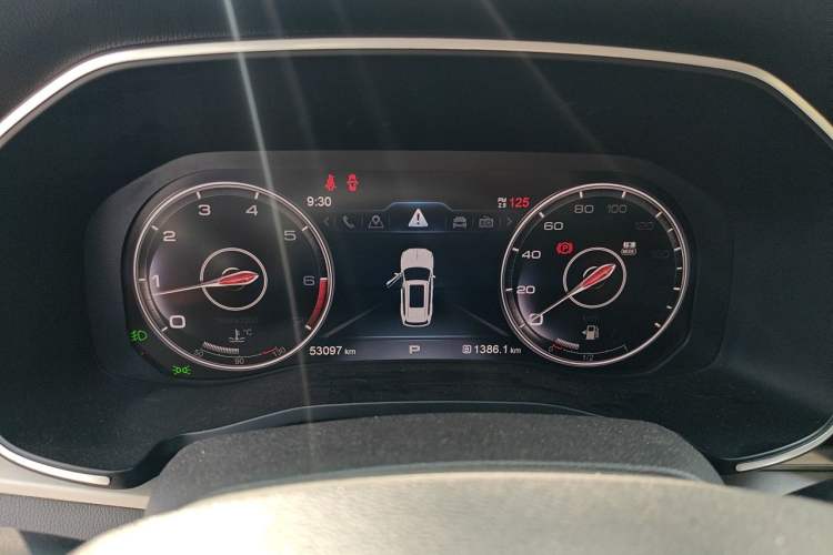 Used Hongqi HS7 2021 3.0T Automatic All-Wheel Drive ZhiLian Flagship Edition Instrument Cluster
