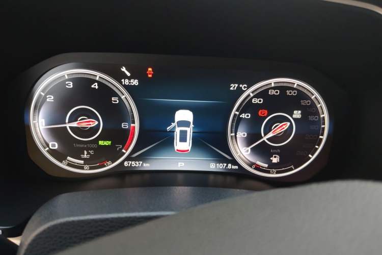 Used Hongqi HS7 2021 2.0T DCT Two-Wheel Drive Smart Connect Flagship Edition Instrument Cluster