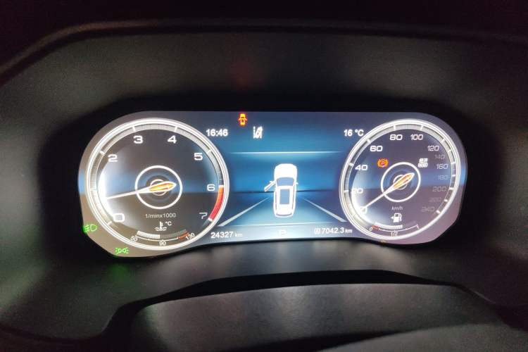 Used Hongqi HS7 2021 3.0T Automatic All-Wheel Drive Smart Connect Flagship Edition Instrument Cluster