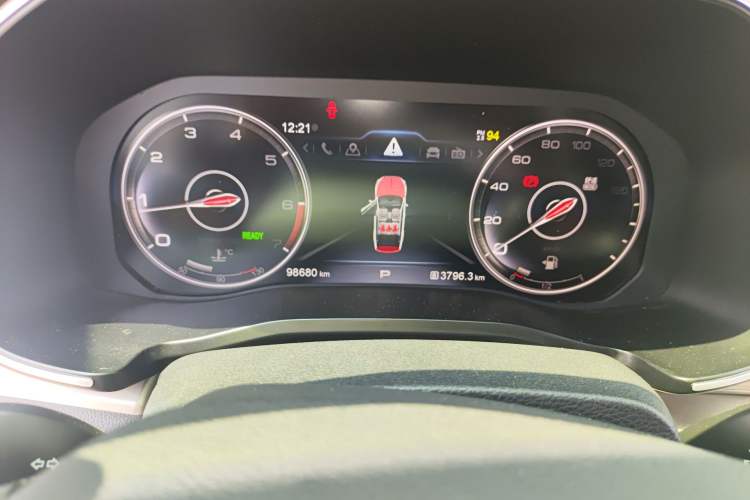 Used Hongqi HS7 2021 2.0T DCT Two-Wheel Drive Smart Connect Flagship Edition Instrument Cluster