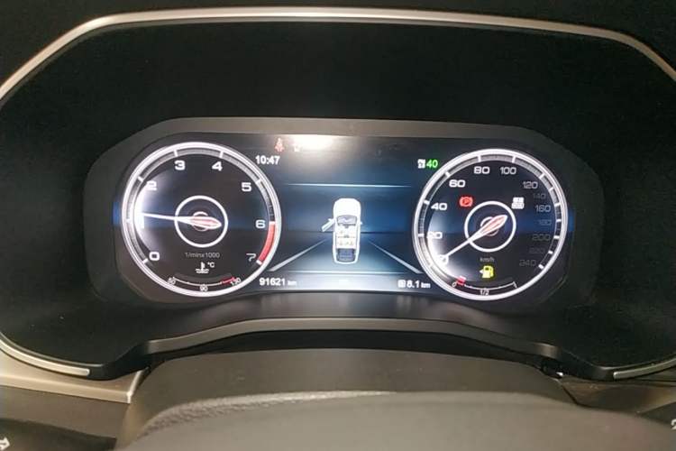 Used Hongqi HS7 2021 3.0T Automatic All-Wheel Drive ZhiLian Flagship Edition Instrument Cluster
