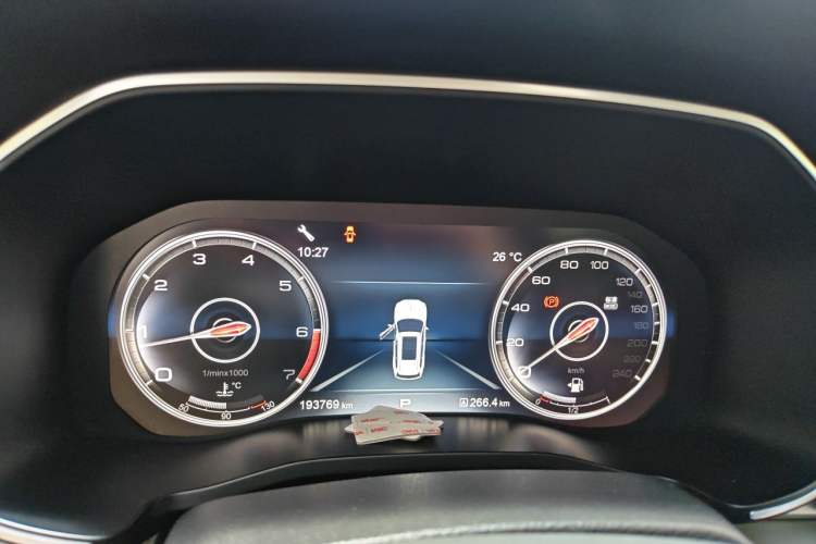 Used Hongqi HS7 2021 3.0T Automatic All-Wheel Drive Smart Connect Flagship Edition Instrument Cluster