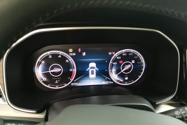 Used Hongqi HS7 2021 3.0T Automatic All-Wheel Drive Smart Connect Flagship Edition Instrument Cluster