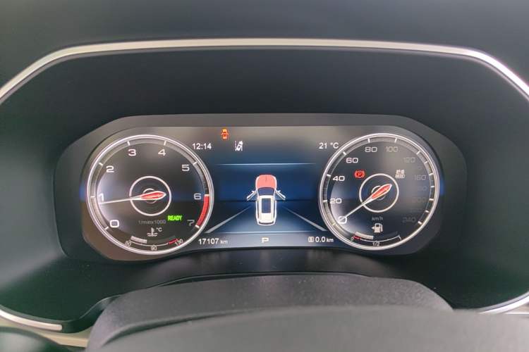 Used Hongqi HS7 2021 2.0T DCT Two-Wheel Drive Smart Connect Flagship Edition Instrument Cluster