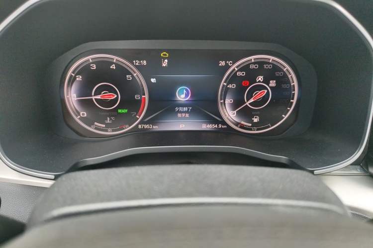 Used Hongqi HS7 2021 2.0T DCT Two-Wheel Drive Smart Connect Flagship Edition Odometer Close Up