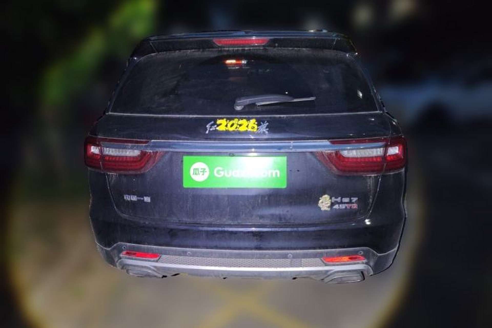 Used Hongqi HS7 2021 2.0T DCT Two-Wheel Drive Smart Connect Flagship Edition Rear
