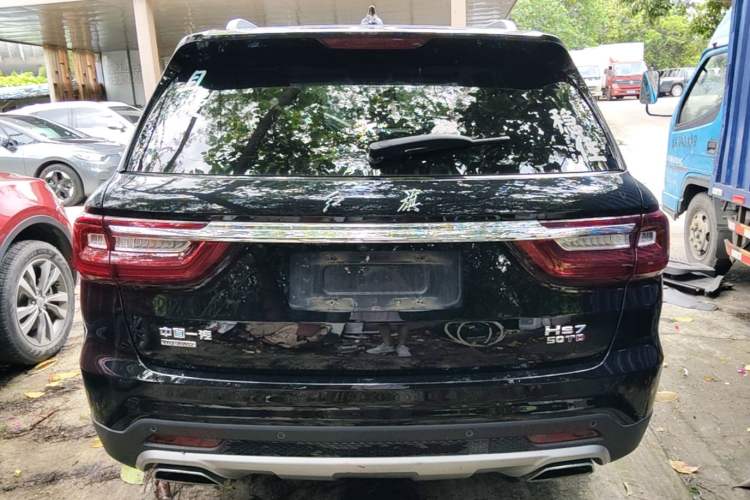 Used Hongqi HS7 2021 3.0T Automatic All-Wheel Drive Smart Connect Flagship Edition Rear