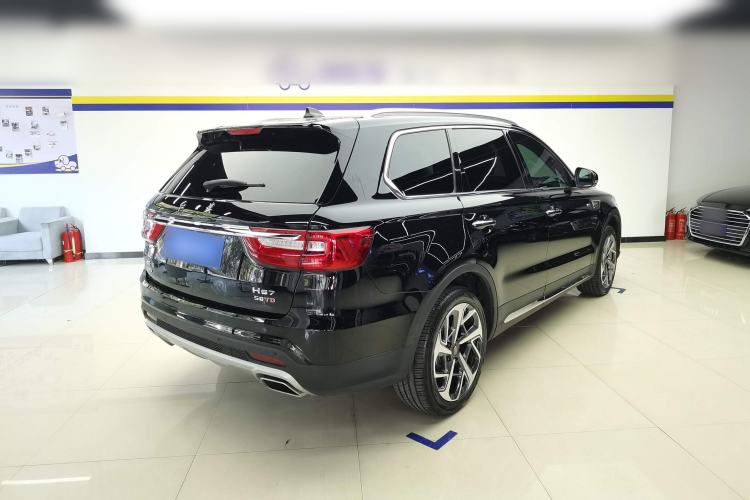 Used Hongqi HS7 2021 3.0T Automatic All-Wheel Drive Smart Connect Flagship Edition Rear Right 45 Deg